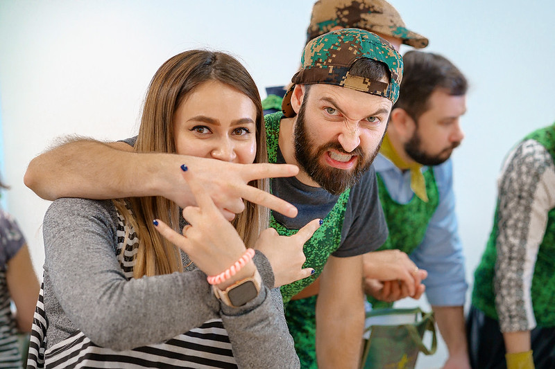 Корпоратив на День строителя в Vladivostok с уличными активностями