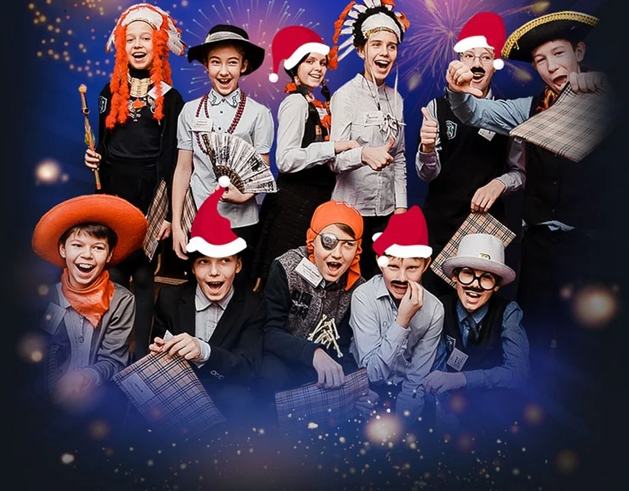 Новый год в школе в Владивостоке.