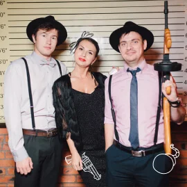 New Year's corporate party in Vladivostok.